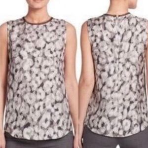 Theory Swintin Reflect Silk Top